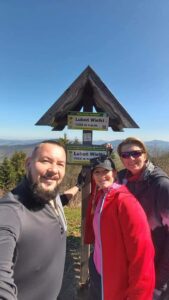 Mały Szlak Beskidzki - Ania, Marta i Sylwek.